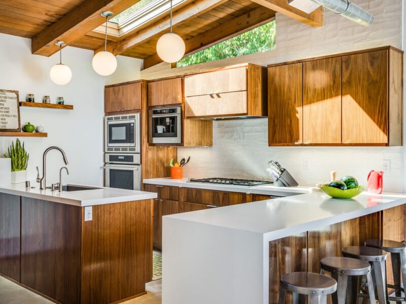 midcentury в интерьере, интерьер кухни midcentury, кухни на заказ, идеи дизайна кухни